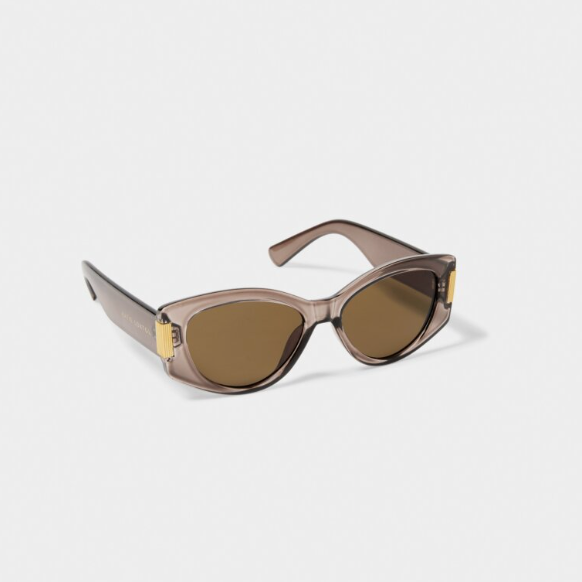 Katie Loxton Rimini Sunglasses in Transparent Mink-311 Fashion Accessories-Little Bird Boutique