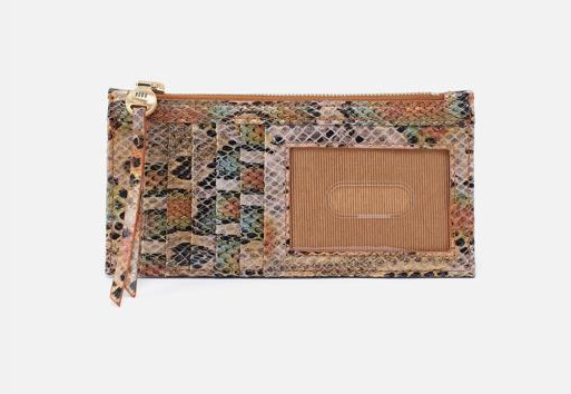 HOBO Carte Card Case in Opal Snake Print-344 Wallets/Clutches-Little Bird Boutique