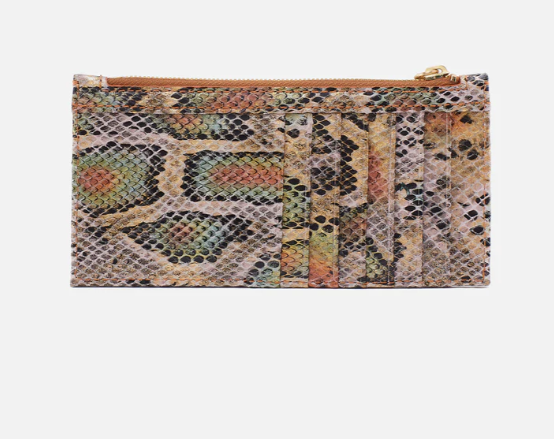 HOBO Carte Card Case in Opal Snake Print-344 Wallets/Clutches-Little Bird Boutique