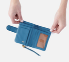 HOBO Fern Bifold Wallet in Dusty Blue-344 Wallets/Clutches-Little Bird Boutique