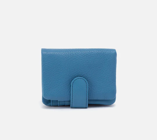 HOBO Fern Bifold Wallet in Dusty Blue-344 Wallets/Clutches-Little Bird Boutique