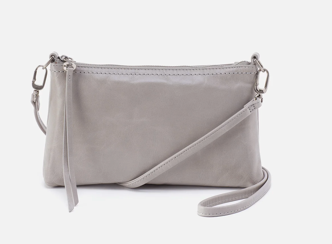 HOBO Darcy Convertible Crossbody in Light Grey-342 - Crossbody & Fanny Bags-Little Bird Boutique