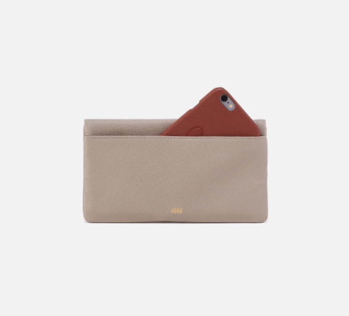 HOBO Lumen Continental Wallet in Taupe-344 Wallets/Clutches-Little Bird Boutique