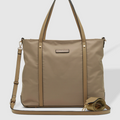 Louenhide Nora Nylon Travel Tote in Beige, Black or Khaki-343 Totes-Little Bird Boutique
