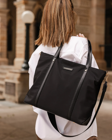 Louenhide Nora Nylon Travel Tote in Beige, Black or Khaki-343 Totes-Little Bird Boutique