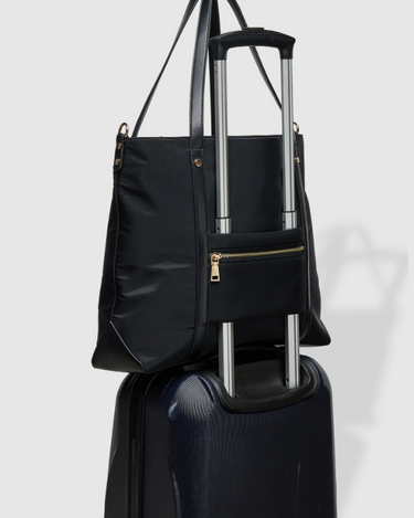 Louenhide Nora Nylon Travel Tote in Beige, Black or Khaki-343 Totes-Little Bird Boutique