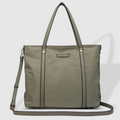 Louenhide Nora Nylon Travel Tote in Beige, Black or Khaki-343 Totes-Little Bird Boutique