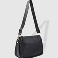 Louenhide Milan Nylon Crossbody in Beige, Black or Khaki-342 - Crossbody & Fanny Bags-Little Bird Boutique