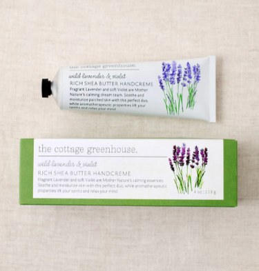 The Cottage Greenhouse Wild Lavender & Violet Handcreme-440 Bath & Body-Little Bird Boutique