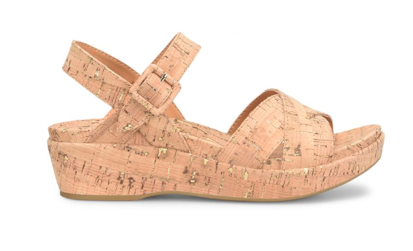 Kork-Ease Myrna 2.0 in Gold Cork-312 Shoes-Little Bird Boutique
