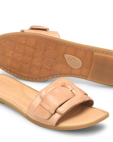 Born Hopi Slide in Natural Tan-312 Shoes-Little Bird Boutique