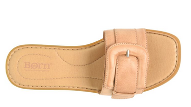 Born Hopi Slide in Natural Tan-312 Shoes-Little Bird Boutique