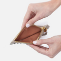 HOBO Carte Card Case in Taupe-344 Wallets/Clutches-Little Bird Boutique