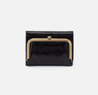 HOBO Robin Compact Wallet in Polished Black-344 Wallets/Clutches-Little Bird Boutique
