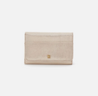 HOBO Jill Trifold Wallet in Sand Shimmer-344 Wallets/Clutches-Little Bird Boutique