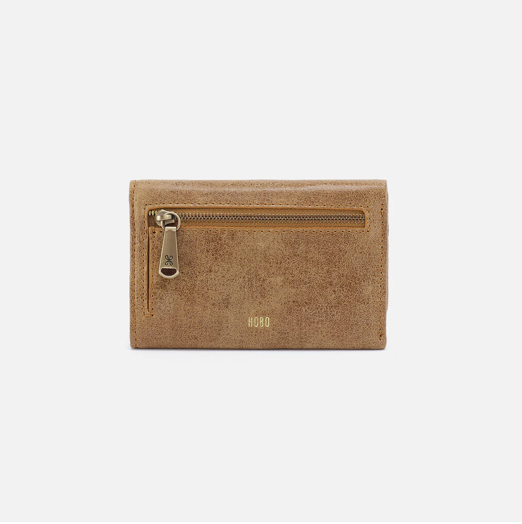 HOBO Jill Trifold Wallet in Whiskey-344 Wallets/Clutches-Little Bird Boutique