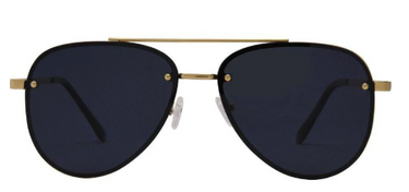 I-SEA River Gold Smoke Sunglasses-311 Fashion Accessories-Little Bird Boutique