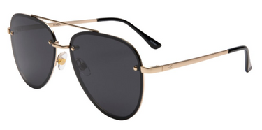I-SEA River Gold Smoke Sunglasses-311 Fashion Accessories-Little Bird Boutique