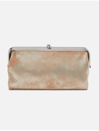 HOBO Robin Compact Wallet in Saddle Stardust-344 Wallets/Clutches-Little Bird Boutique