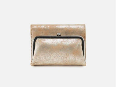 HOBO Robin Compact Wallet in Saddle Stardust-344 Wallets/Clutches-Little Bird Boutique