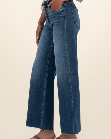 KUT from the Kloth Meg High Rise in Inexhaustible Wash-210 Denim-Little Bird Boutique