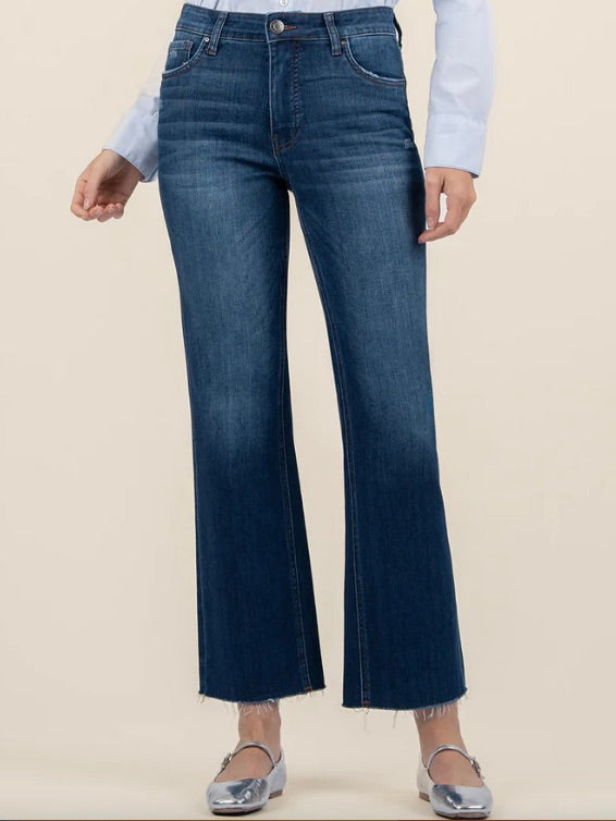 Kut from the Kloth Kelsey Jeans in Royal Dark Stone Wash-210 Denim-Little Bird Boutique