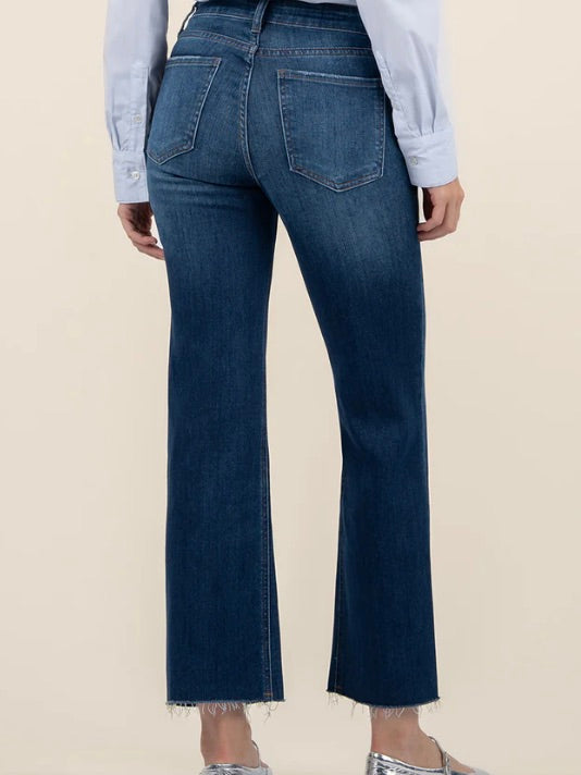 Kut from the Kloth Kelsey Jeans in Royal Dark Stone Wash-210 Denim-Little Bird Boutique