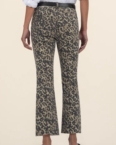 Kut from the Kloth Kelsey Jeans in Leopard Print-210 Denim-Little Bird Boutique