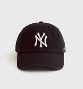 '47 New York Yankees Clean Up Hat in Black-311 Fashion Accessories-Little Bird Boutique