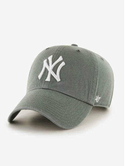 '47 New York Yankees Clean Up Hat in Moss-311 Fashion Accessories-Little Bird Boutique