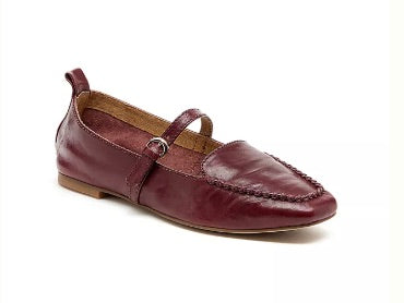 Kelsi Dagger Ferry Mary Jane Flats in Merlot-312 Shoes-Little Bird Boutique