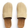 Kelsi Dagger Fig Platform Mules in Oatmeal-312 Shoes-Little Bird Boutique