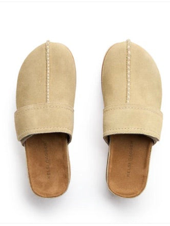 Kelsi Dagger Fig Platform Mules in Oatmeal-312 Shoes-Little Bird Boutique