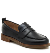 Kelsi Dagger Lens Loafer in Black Glossy Leather-312 Shoes-Little Bird Boutique