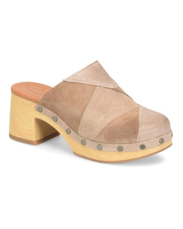Korkease Tay Patchwork Clogs in Taupe-312 Shoes-Little Bird Boutique