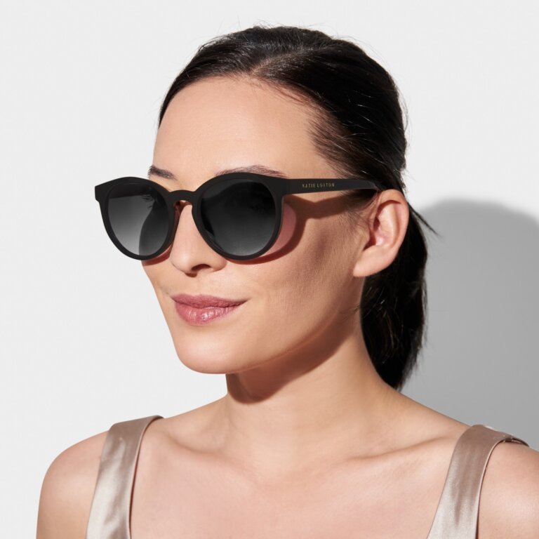 Katie Loxton Geneva Sunglasses in Black-311 Fashion Accessories-Little Bird Boutique