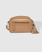 Louenhide Jacinta Woven Crossbody Bag in Camel