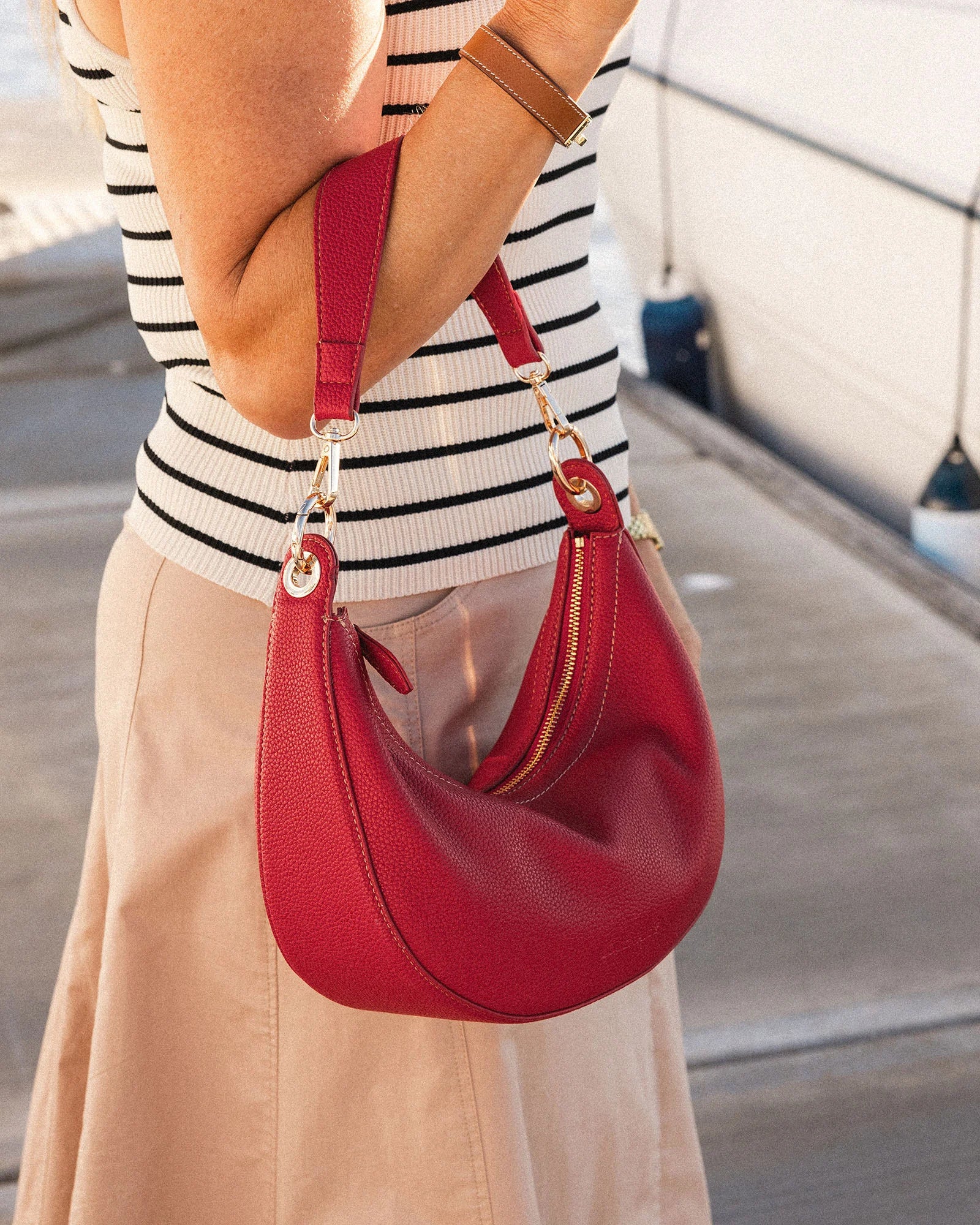 Louenhide Corfu Handbag in Red-341 Handbags & Purses-Little Bird Boutique