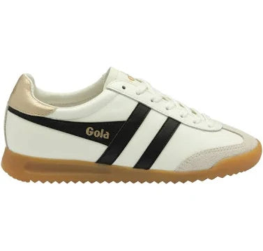 Gola Torpedo Sneakers in Off White/Black/Gold-312 Shoes-Little Bird Boutique