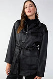 Sanctuary Justine Shacket in Black-141 Outerwear Coats & Jackets-Little Bird Boutique