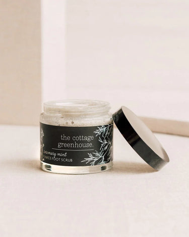 The Cottage Greenhouse Rosemary Mint Pumice Foot Scrub-440 - Bath & Body-Little Bird Boutique