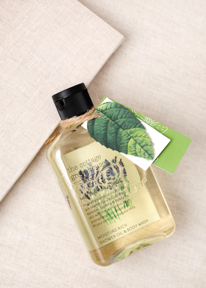 The Cottage Greenhouse Wild Lavender and Violet Body Wash-440 Bath & Body-Little Bird Boutique