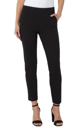 Liverpool Kayla Pull On Trouser in Black