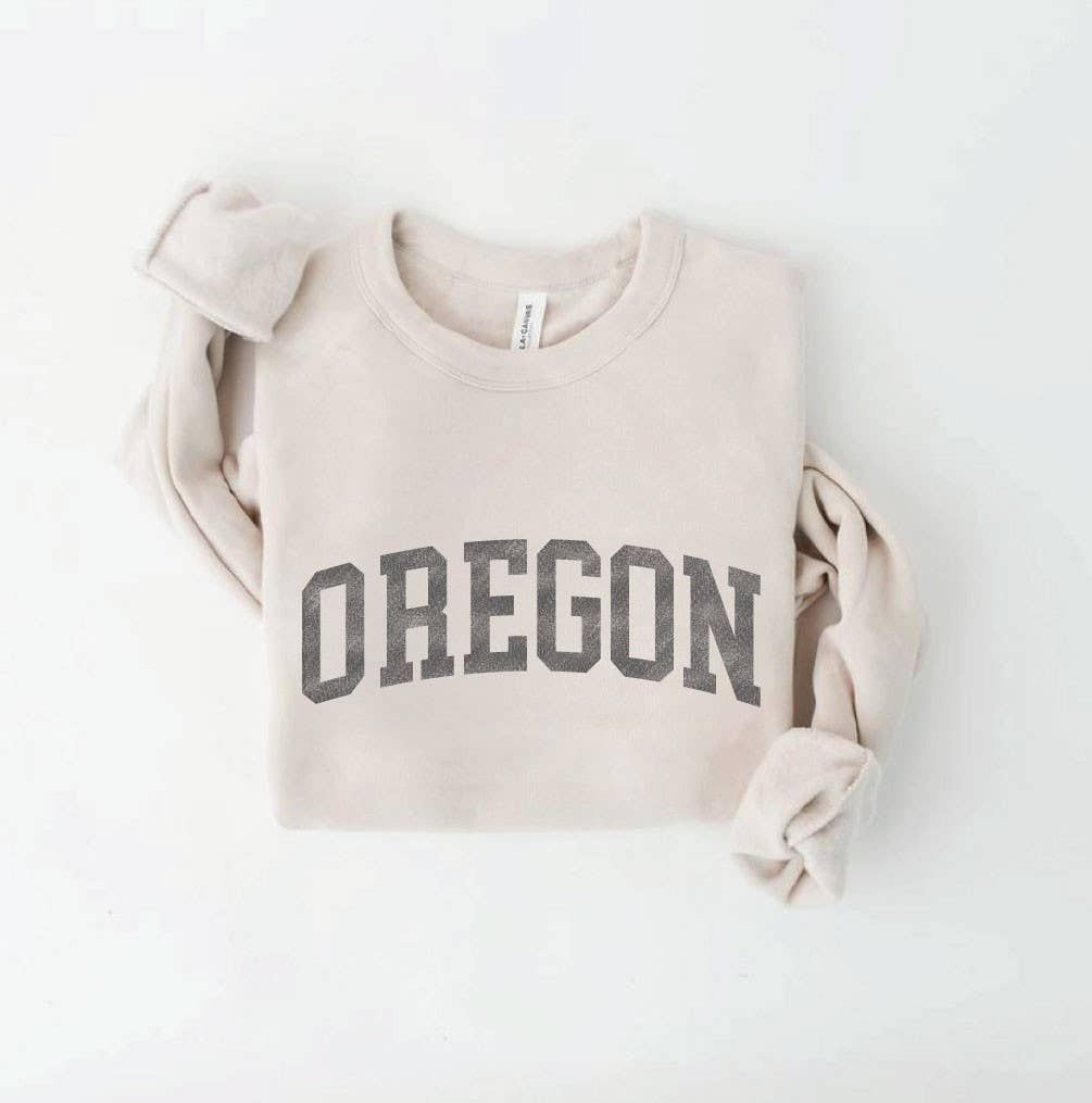 OREGON Sweatshirt in Heather Dust