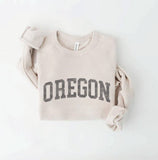 OREGON Sweatshirt in Heather Dust-142 Sweatshirts & Hoodies-Little Bird Boutique