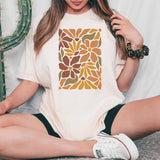Retro Floral Bunch Graphic Tee in Ivory-121 Jersey Tops - Short Sleeve-Little Bird Boutique
