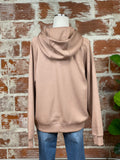 Soft Knit Hoodie in Mocha-142 Sweatshirts & Hoodies-Little Bird Boutique