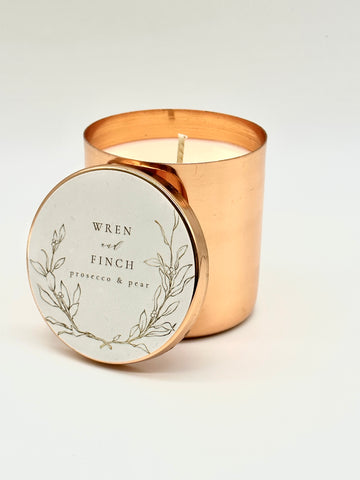 Wren & Finch Candles Prosecco and Pear Soy Candle
