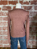 Another Love Vera Sweater in Rose Gold-130 Sweaters-Little Bird Boutique