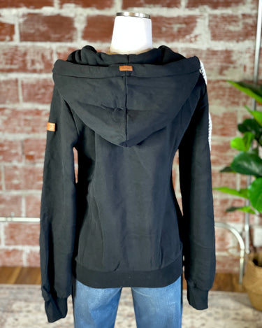 Wanakome Athena Hoodie in Black-142 Sweatshirts & Hoodies-Little Bird Boutique